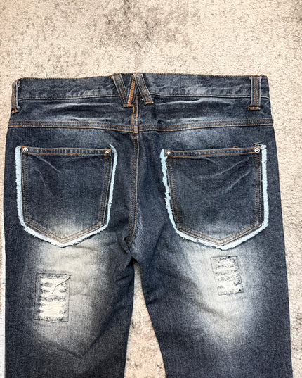 LOWBOX "DESTROYED GHOSTLINE" DENIM