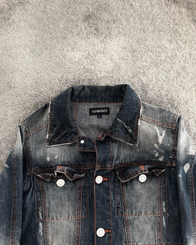 LOWBOX "SHADOW BURN" DENIM JACKET