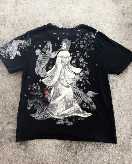 BULLET NOISE "GEISHA SMOKE" TEE (L-XL)