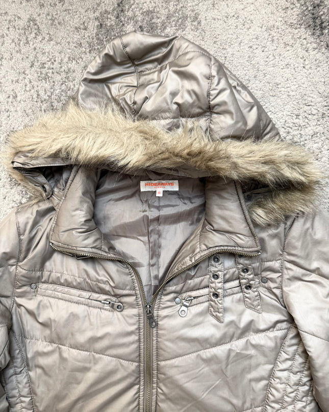 HIDEAWAYS "SILVER MIRAGE" PUFFER