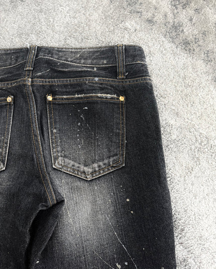 ANGELICA ROSES "PAINTED NOIR" DENIM (M)