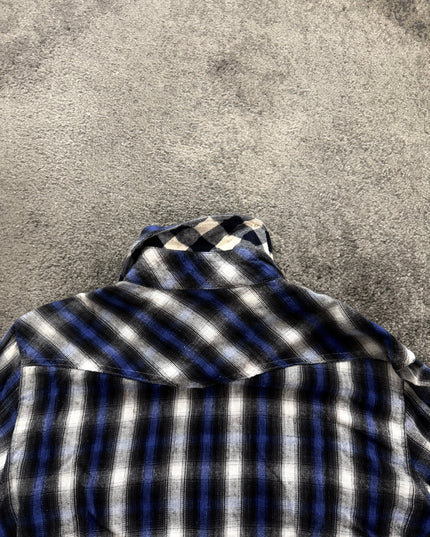 SCHLÜSSEL "BLUE STATIC" FLANNEL (M)