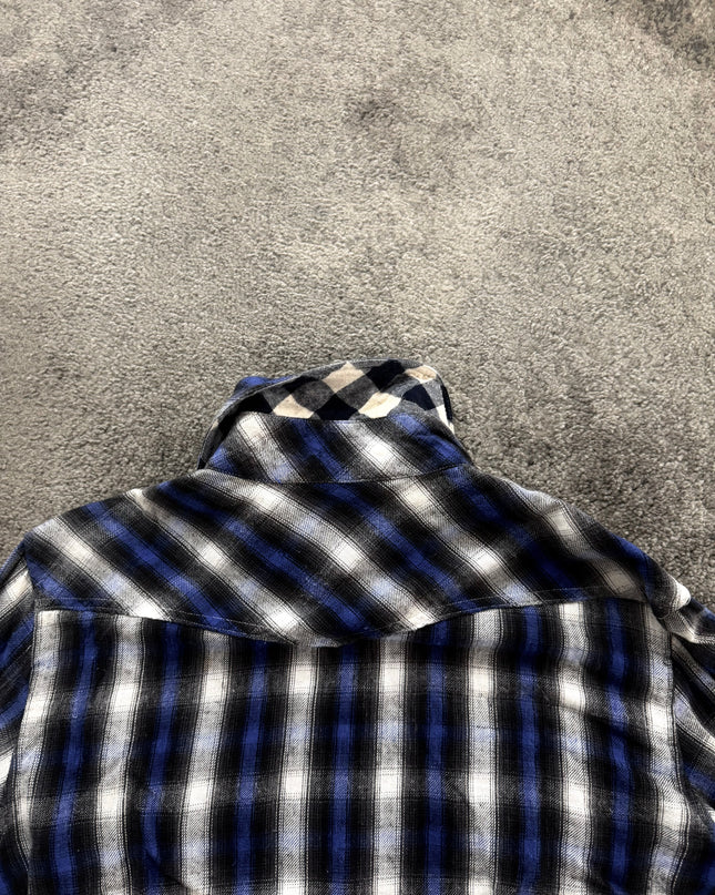 SCHLÜSSEL "BLUE STATIC" FLANNEL (M)