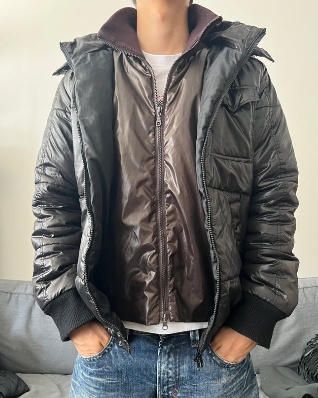 EXHIBITIONIST "NOIR WINTER SHELL" PUFFER