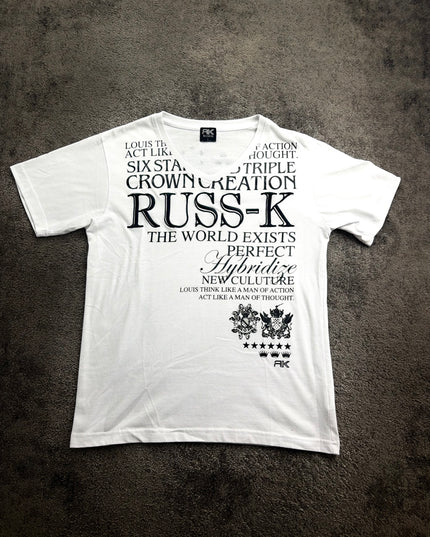 RUSS K "HYBRIDIZE STATEMENT" TEE (S)
