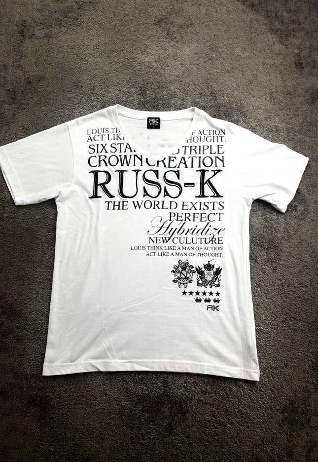 RUSS K "HYBRIDIZE STATEMENT" TEE (S)