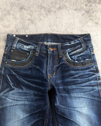 RED PEPPER "MIDNIGHT WHISKER" DENIM (M)