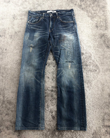 EDWIN XV "REPAIRED FADE" DENIM (S-M)