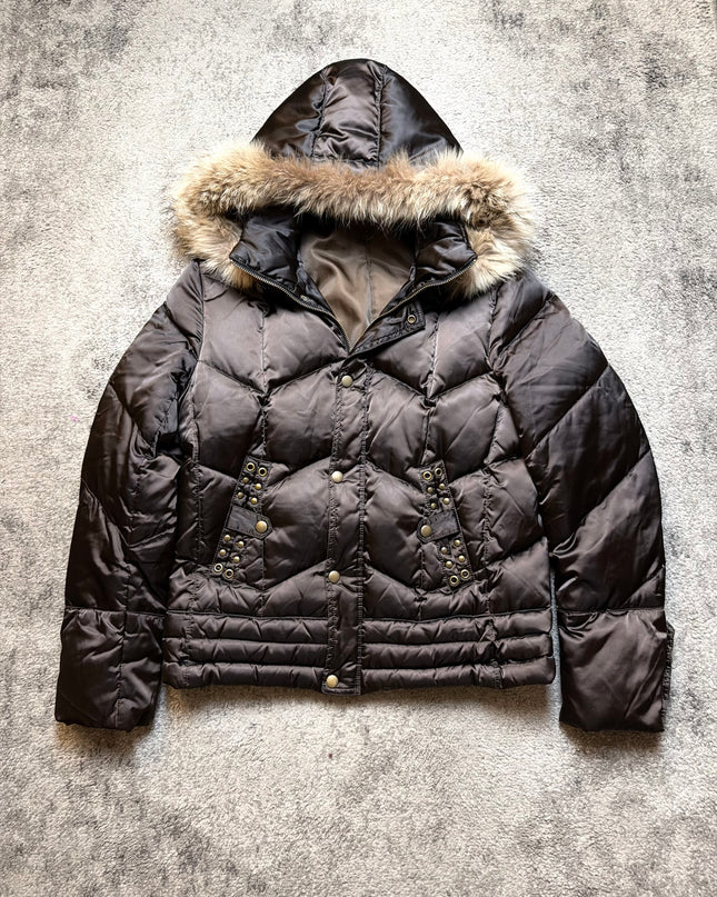 MICHEL KLEIN "NOIR AURORA" PUFFER