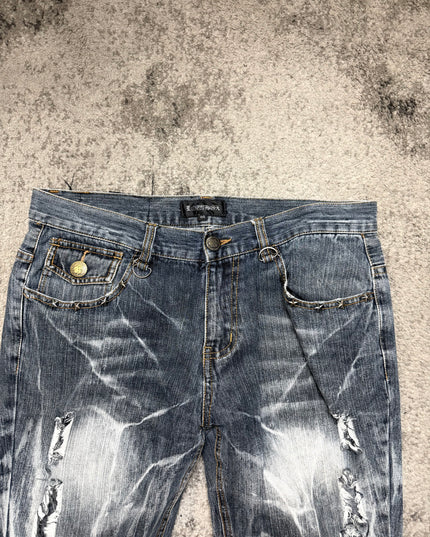 LOWBOX "WHITE NOISE" DENIM
