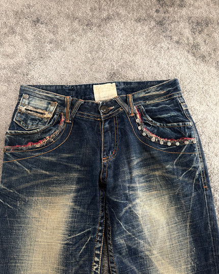 LOLITA "EMBELLISHED FADE" DENIM (M)
