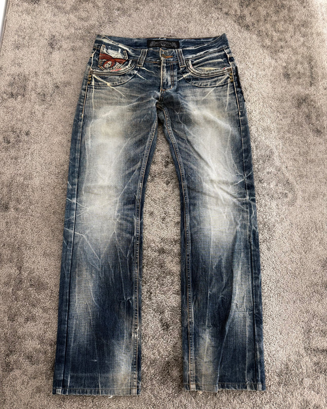 RED PEPPER "GHOST FADE EMBLEM" DENIM