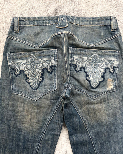 ANTIQUE WORN IN WESTERN DENIM