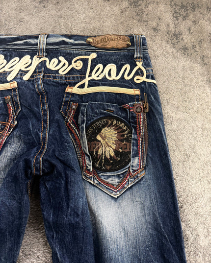 RED PEPPER "CONTRAST STITCH" DENIM (L)