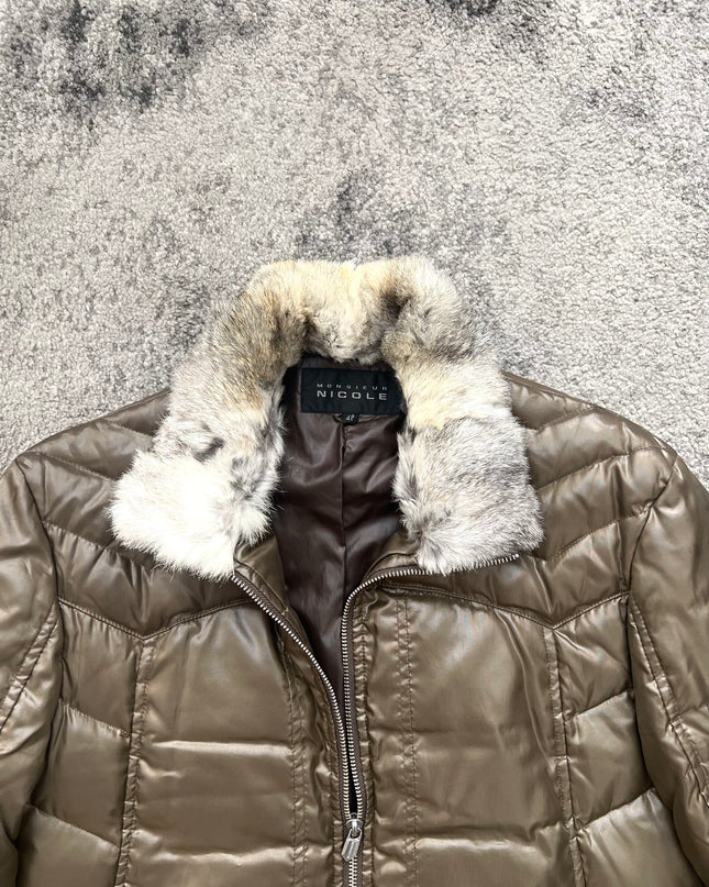 MONSIER NICOLE "WOLF COLLAR" PUFFER