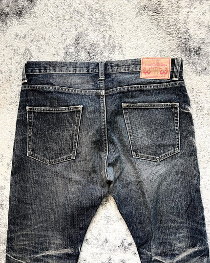TAKEO KIKUCHI DARK WASHED DENIM