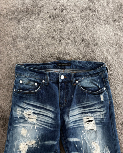 ROOT THREE "PAINT SCAR" DENIM (M)