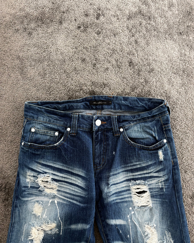 ROOT THREE "PAINT SCAR" DENIM (M)