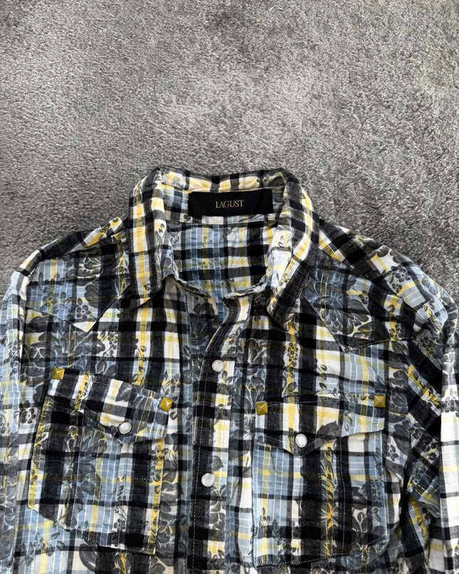LAGUST "SHADOW PLAID" FLANNEL (S-M)