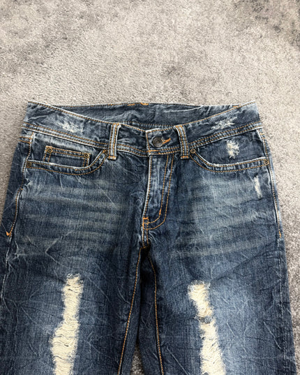 HEISEI "DISTRESSED FADE" DENIM (S)
