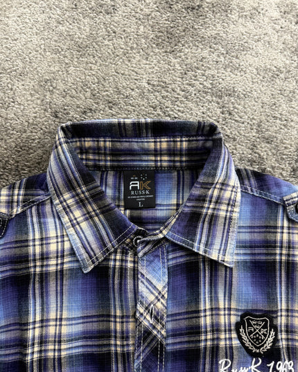 RUSS K "BLUE SHADOW" FLANNEL (M)