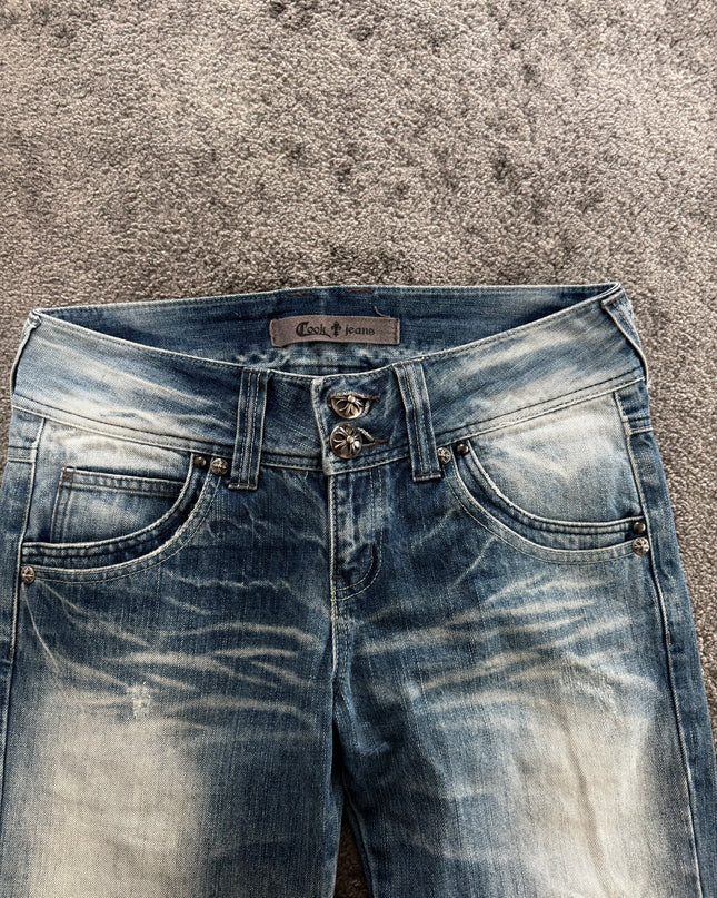 COOK JEANS "SNOW FLASH" DENIM (M)