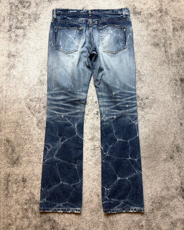 BLUE WAY "FROZEN RIPPLE" DENIM