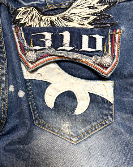 MHR310 "WINGED OUTLAW BLUES" DENIM