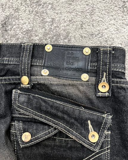 SEMANTIC DESIGN "BLACK RUIN" DENIM