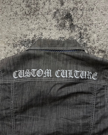 CUSTOM CULTURE "NO FUTURE" DENIM JACKET
