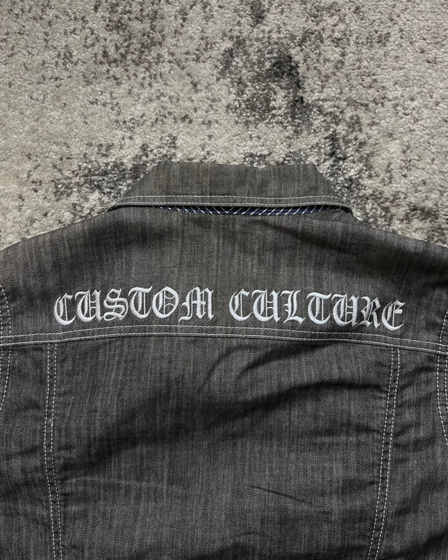 CUSTOM CULTURE "NO FUTURE" DENIM JACKET
