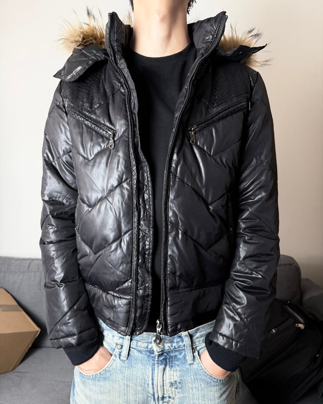 MICHEL KLEIN "NOIR ELEMENT" PUFFER