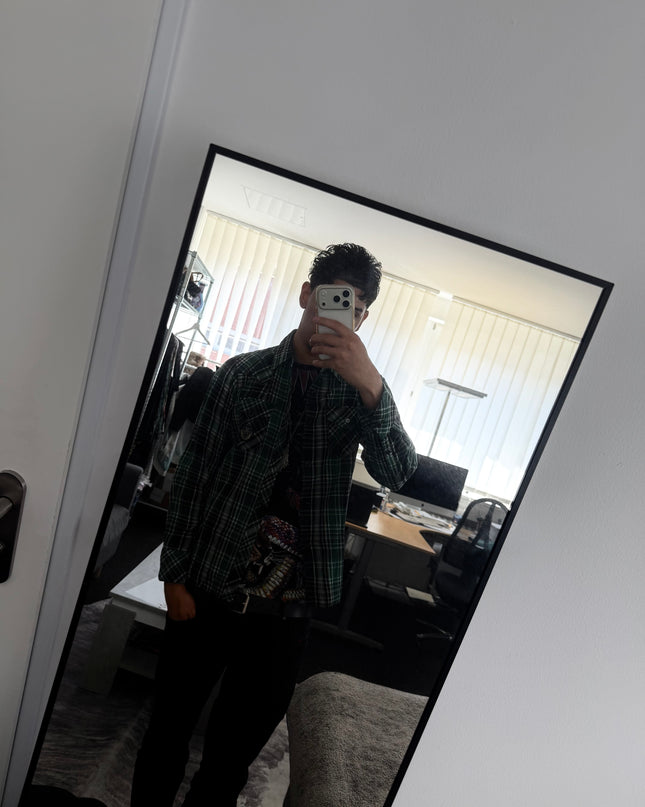 RUSS K "EMERALD CHECK" FLANNEL (S-M)