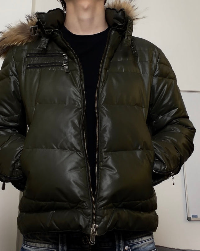 EDGE "OLIVE AFTER DARK" PUFFER