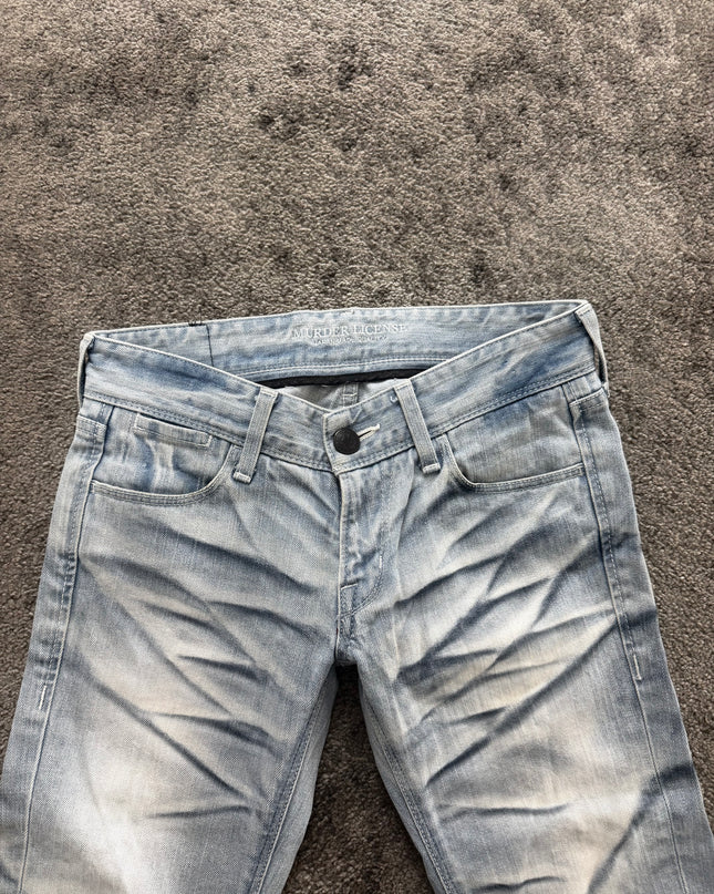 MURDER LICENSE "ICE FADE 3D" DENIM (S)