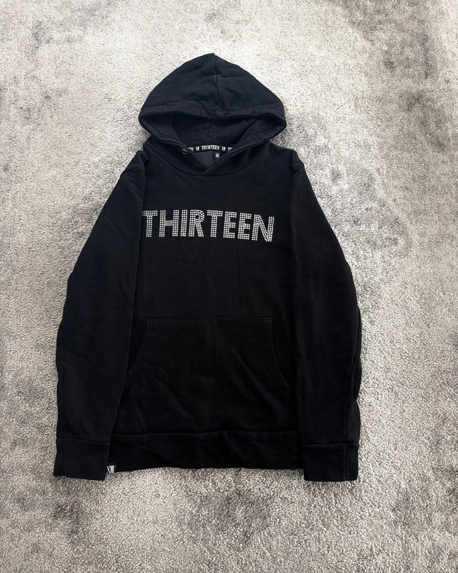 THIRTEEN JAPAN "CRYSTAL LOGO" HOODIE (S-M)