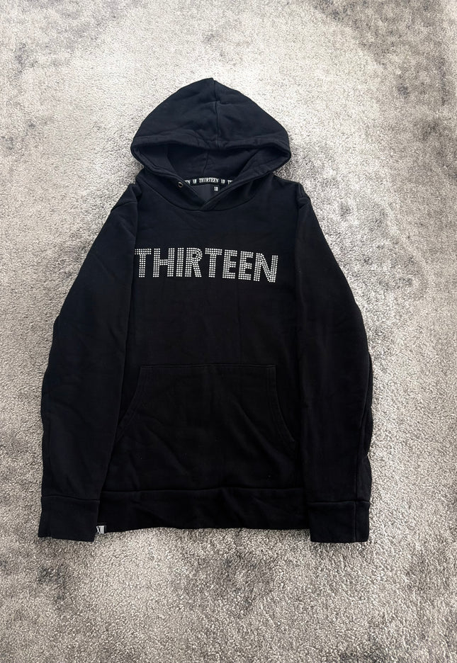 THIRTEEN JAPAN "CRYSTAL LOGO" HOODIE (S-M)