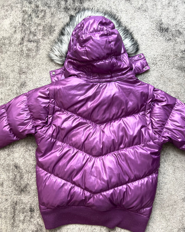 PREMIUM "PURPLE STATIC" PUFFER