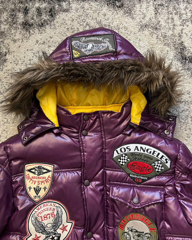 SIX-STAR PATCHWORK PUFFER
