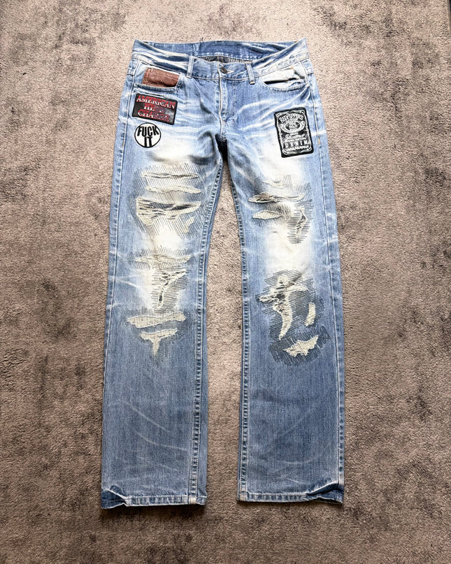 RED PEPPER "RIOT PATCH" DENIM