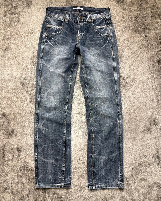SUPERUBIS "FRACTURED INDIGO" DENIM