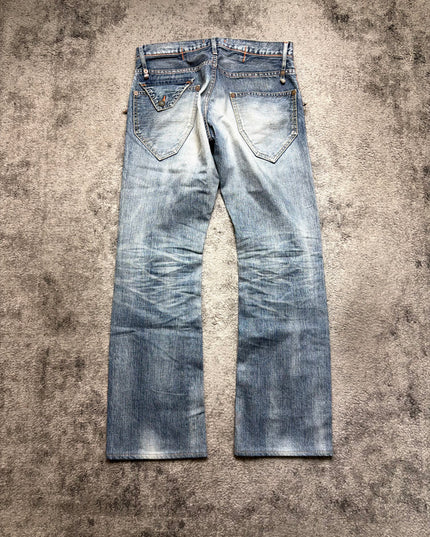 BLUE WAY "WASHED SILENCE" DENIM