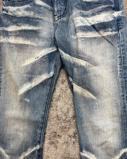 SEMANTIC DESIGN "BLUELIGHT FRACTURE" DENIM