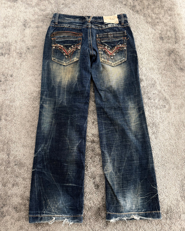 LOLITA "EMBELLISHED FADE" DENIM (M)