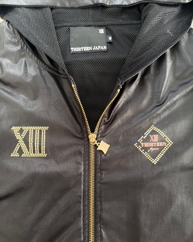 THIRTEEN JAPAN "BLACK CODE XIII" HOODIE (M)