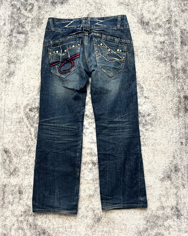 RED PEPPER HEAVY WASH DENIM 
