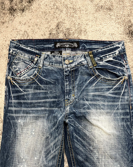 RED PEPPER "SLOGAN BACKLASH" DENIM