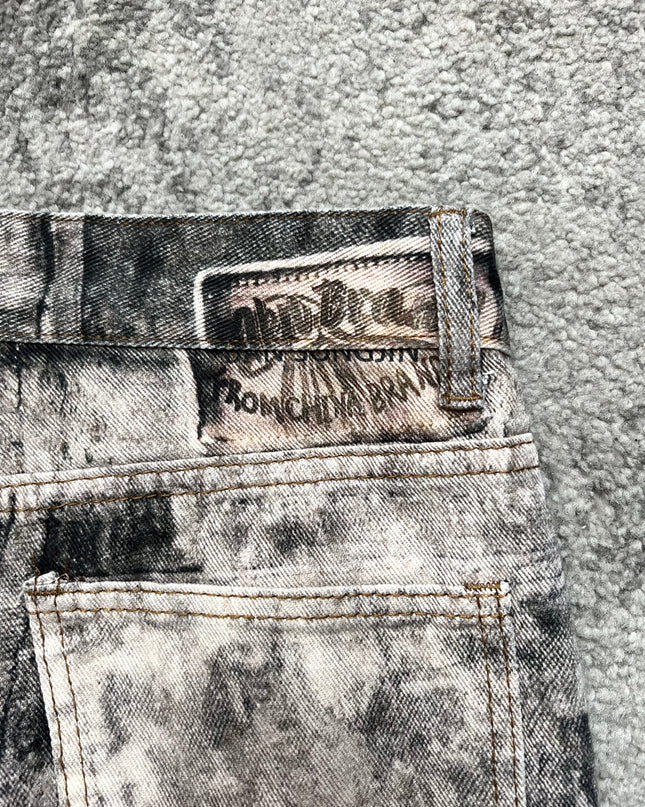 FROMICHIYA "POLLUTED MONOCHROME" DENIM