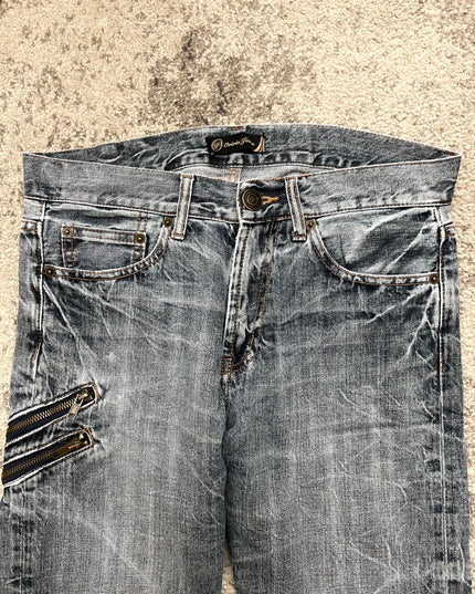 ORIRIN "ZIPPER-SCAR" DENIM