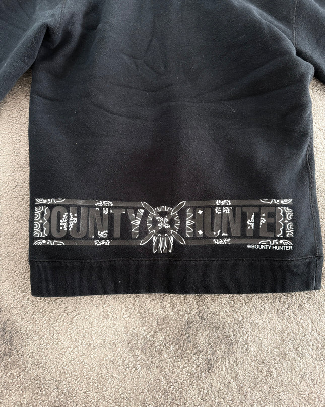 BOUNTY HUNTER "MIDNIGHT SCRIPT" ZIP HOODIE (S-M)